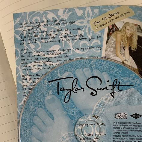 Tim Mcgraw, Taylor Swift 2006, Taylor Swift Cd, Taylor Swift Debut Album, Taylor Swift Debut, Taylor Swift Wallpaper, Taylor Swift Album, Long Live Taylor Swift, Live Taylor