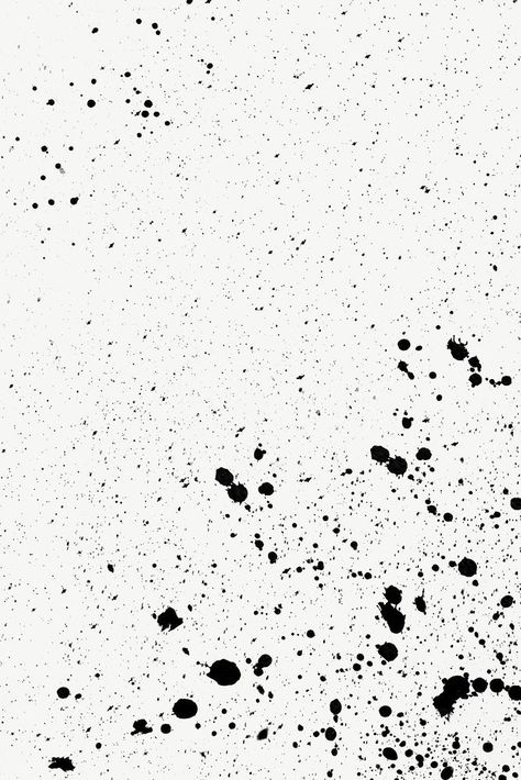 Ink splatter texture abstract background, black & white design | free image by rawpixel.com / Hein Ink Background Texture, Black And White Abstract Background, Drawing Textures, Paint Splatter Background, Splatter Background, White Paint Splatter, Grey Wallpaper Iphone, Rock Background, Ink Texture