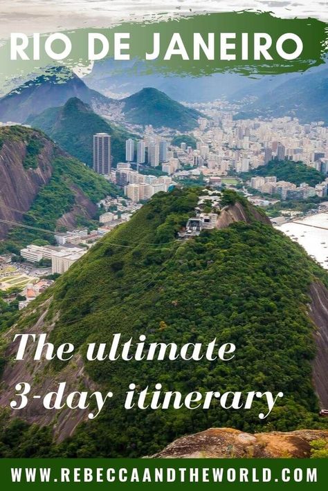 Planning a weekend trip to Rio de Janeiro? This Rio de Janeiro itinerary will help you make the most of 3 days in this incredible city. From what to do to where to eat and stay, this Rio travel guide has you covered. | #RiodeJaneiro #Brazil #BrazilTravel #SouthAmerica #whattodoinriodejaneiro #riodejaneiroitinerary Rio De Janeiro, Argentina, Rio Travel, City Breaks Uk, Brazil Travel Guide, Visit Brazil, Ipanema Beach, Food And Culture, Dubai Skyscraper