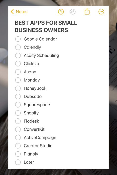 Here's a list of the best small business software tools for creative business owners. The best way to scale your business is to be organized with these small business digital tools. We hope this list helps you get more productive in your business than ever. Apps For Small Business Owners, Apps For Small Business, Small Business Apps, Small Business Software, Vending Machine Business, Small Scale Business, Scheduling Software, Time Management Strategies, Online Calendar