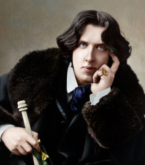 Oscar Wilde. (Colorized Photo). Annie Leibovitz, Writers And Poets, Robert Mapplethorpe, Alfred Douglas, Dorian Grey, Michel De Montaigne, Stieg Larsson, Oscar Wilde Quotes, People Of Interest