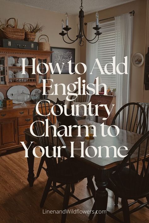 In the realm of interior design, the English country charm exudes warmth, comfort, and timeless elegance. Whether you live in a bustling city or a rural area, incorporating this style into your home can create a cozy retreat that feels both inviting and refined. Here's a step-by-step guide on how to add English country charm to your home. American Country Interior Design, English Country Decorating Ideas, British Homes Interior English Country, Uk Home Interior Design, English Country Furniture, English Shabby Country, American Country Decor, English Country Cabin, Country English Kitchen
