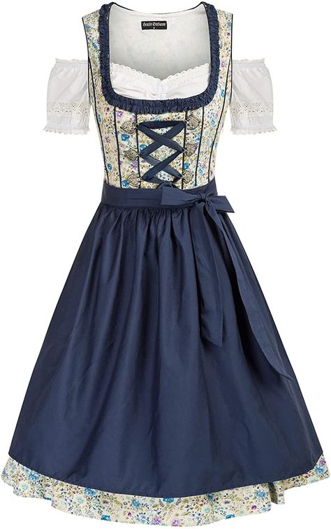 Dirndl, Oktoberfest Costume Women, German Traditional Clothing, Traditional German Clothing, German Dirndl Dress, German Traditional Dress, German Beer Festival, Bavarian Dress, German Dress Dirndl