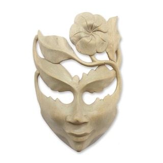 Fancy Mask, Mask Wall Decor, Bird Mask, Ceramic Mask, Wood Mask, Wooden Home Decor, Mask Wall, Bird Masks, Floral Home Decor