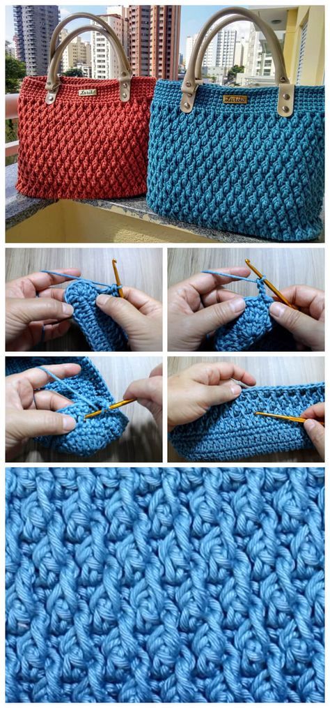 Crochet Stitches For Purses, Crochet Bag With Pockets Pattern Free, Crochet Everyday Bag, Crochet Stitches For Bags, Tutorial Crochet Bag, Free Crochet Tote Bag Patterns, Crochet Bag Pattern Free Handbags Tutorials, Crochet Bag Pattern Free Easy Handbags, Crochet Tote Bag Pattern Free