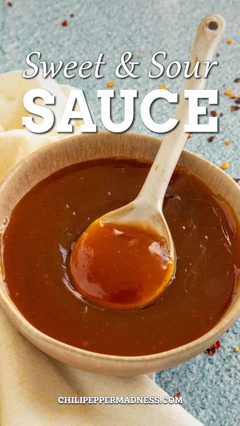 Homemade Sweet and Sour Sauce. Sweet Ans Sour Sauce, Easy Sweet And Sour Sauce Recipe, Chinese Dipping Sauce, Chinese Sauce Recipe, Easy Sweet And Sour Sauce, Recipe Sweet And Sour Sauce, Sweet And Sour Sauce Recipe, Sweet N Sour Sauce Recipe, Asian Dipping Sauce