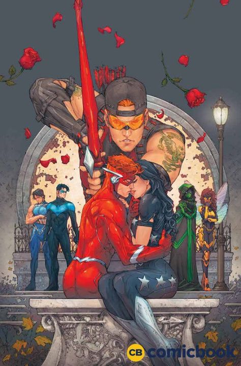 Wally West And… Donna Troy? Together? What Will Roy Say? Titans Rebirth, Kenneth Rocafort, Wally West, Teen Titan, Kid Flash, Arte Dc Comics, Dc Comics Characters, Detective Comics, Dc Characters