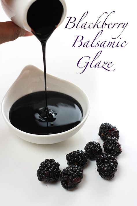 Canning Recipes, Blackberry Balsamic, Blackberry Recipes, Deilig Mat, Balsamic Glaze, Maple Syrup, Sauce Recipes, Chutney, Fondue