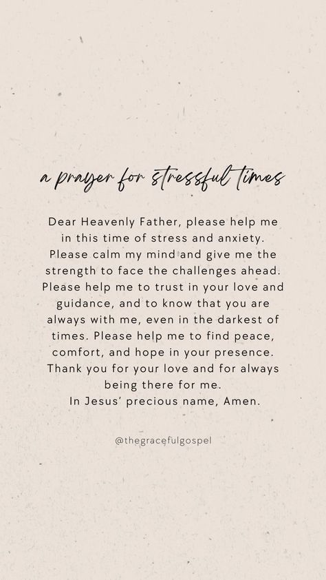 Prayer For Stressful Times, Worry Quotes Bible, Worry Bible Verses, Prayer For Worry, Sarah Phillips, Worry Quotes, Peace Scripture, Soli Deo Gloria, Powerful Bible Verses
