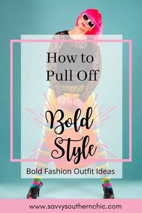 You have to think creatively to wear bold styles. Bold fashion screams its uniqueness. Bold wardrobes make you more expressive and spirited.If daring, bold, chic, adventurous, non-conformist or unique define your style message, you may have a bold or editorial style. Check out these bold outfit ideas. Bold And Chic Style, Chic Creative Outfits, Bold Classy Outfits, Funky 40 Year Old Fashion, Funky Over 50 Style, Edgy Colourful Outfits, Funky Fashion Outfits Inspiration, Bold Classic Style, Bold Clothing Style