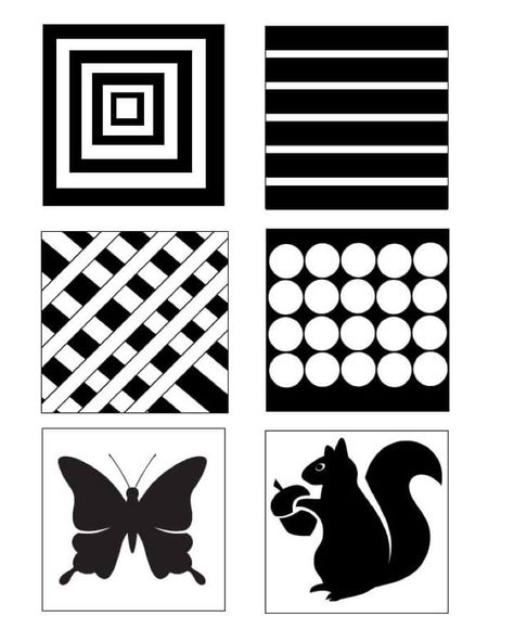 Free printable black and white pictures for babies in PDF - Kid Activities with Alexa Montessori, Black And White Pictures For Newborns, Black And White Card For Newborn, Flash Card For Newborn, Black And White Images For Newborns, Newborn Black And White Images, Black And White Cards For Newborn, Black And White Images For Baby, Black And White Baby Pictures