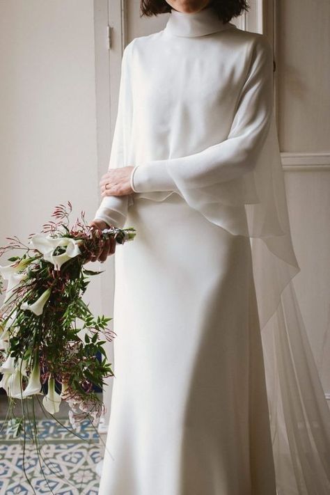 Long Sleeve Puff Sleeve Wedding Dress, Modest Bridal Dress, Modest Dresses Wedding, Gaun Nikah Muslimah Wedding Dresses, Wedding Modest Dresses, Modest Wedding Dresses Hijab, Hijab Wedding Gown, Hijab Wedding Dresses Simple, Elegant Modest Dresses