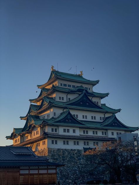 Nagoya Japan Aesthetic, Edo Castle, Samurai Castle, Japan Castle, Japan Building, Nagoya Castle, Japan October, Japanese Castles, Gothic Characters