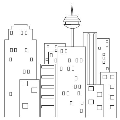 city buidling drawings | How to Draw a City | Fun Drawing Lessons for Kids & Adults Friedensreich Hundertwasser, Buildings Drawing Simple, Building Drawing Simple, City Tutorial, Draw A City, Buildings Drawing, Building Drawings, Drawing Lessons For Kids, City Sky