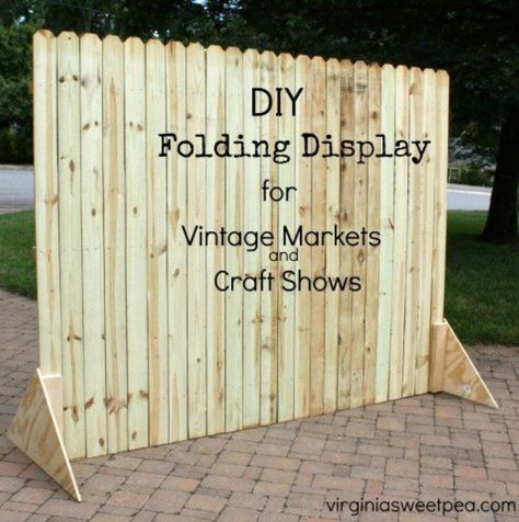 Craft Show Display Wall Diy, Hanging Sign Display Craft Fairs, Foldable Display Shelves Diy, Peg Board Booth Display Ideas, Easy Craft Fair Display, Diy Portable Shelves Craft Show Displays, Vendor Pegboard Display, Foldable Shelf Display, Folding Craft Show Display