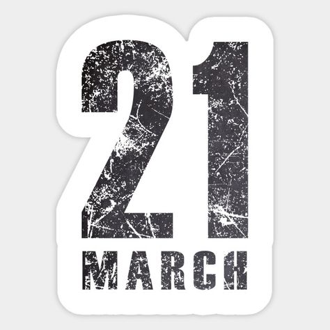 21 March - 21 March - Sticker | TeePublic Anne Boleyn, Sticker Designs, 26 March, Days Of The Year, March 21, Sticker Design, Quick Saves