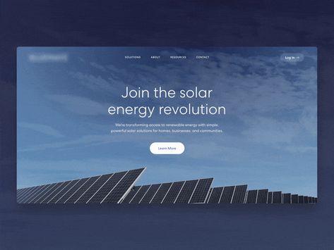 Solar Panellax parallax ui elements landing page focus lab solar panel solar ui animation home page hero visual design ux design ui Solar Panel Website Design, Solar Panel Graphic Design, Solar Website Design, Solar Panel Design, Solar Website, Energy Website, Solar Pannels, Solar Energy Design, Design A Website