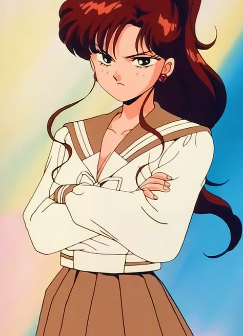 "Don't mess with me!" -Makoto Kino Mako Sailor Moon, Sailor Jupiter Art, 90s Anime Art, Jupiter Art, Sailor Moon Jupiter, Sailor Moon Episodes, Makoto Kino, Sailor Moon Screencaps, Sailor Moon Girls