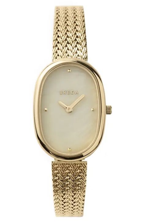 Women's BREDA Watches & Watch Straps | Nordstrom 2024 Fits, Vintage Gold Watch, 2023 Wishlist, 2024 Christmas, Richie Rich, Vintage Watches Women, Minimalist Watch, Fashion Watch, Mesh Bracelet