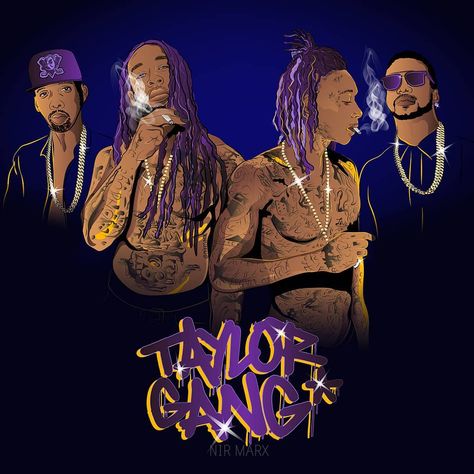 Taylor Gang Or Die #TGOD #GangGang Digital Art, Film Posters, Taylor Gang Or Die, Taylor Gang, Taylors Gang, Rapper Art, Rolling Tray, Tray, Movie Posters