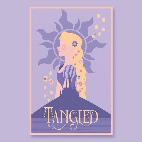 Rapunzel Book Cover, Tangled Movie Poster, Tangled Illustration, Tangled Embroidery, Rapunzel Poster, Rapunzel Book, Tangled Poster, Tangled Painting, Disney Art Style