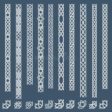 Seamless islamic ornamental borders. Seamless pattern border, arabic border orna #Sponsored , #sponsored, #ad, #islamic, #borders, #arabic, #ornamental Arabic Border, Islamic Border, Islamic Design Pattern, Pola Blus, Islamic Motifs, Jaali Design, Border Vector, Arsitektur Masjid, Pola Bordir