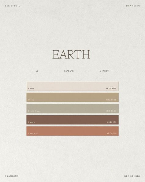 Earth tones are timeless and never go out of style. These colors, inspired by the earth, go beyond the shades of brown. When we think of… | Instagram Earth Tones Photography, Earth Tone Business Cards, Wedding Color Palette Earth Tones, Colour Palette Brown Earth Tones, Earth Color Wedding, Neutral Earth Tone Color Palette, Color Palette Brown Earth Tones, Pantone Earth Tones, Earth Tone Branding