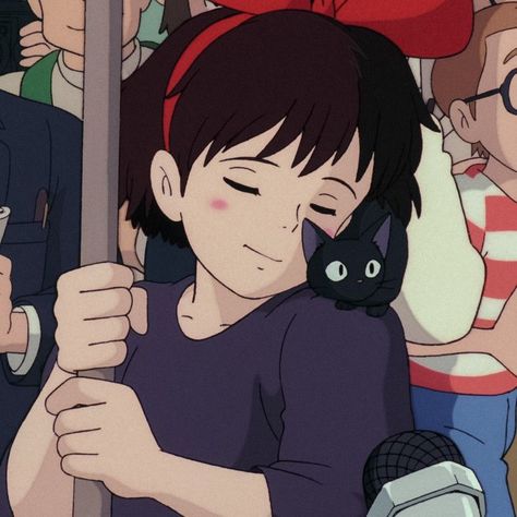 Kiki’s Delivery Service Icons, Aesthetic Kiki's Delivery Service, Ghibli Characters Icon, Kiki Delivery Service Aesthetic, Studio Ghibli Pfps, Kiki's Delivery Service Icon, Kiki's Delivery Service Pfp, Kiki Icons, Kiki's Delivery Service Aesthetic