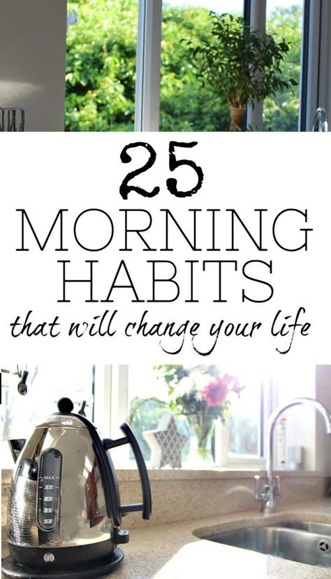 These morning habits are fantastic ideas to add to your daily routine every day as soon as you wake up. Each one is a healthy and good thing to do and it may just change your life in the process - after all, if you start the day right, you'll be able to conquer everything! So, why not make your daily routine start the best way, and choose which morning habit will be right for you to try first. #morninghabits #mornings #dailyroutines #wakeup Retirement Activities, Easy Morning, Habits Of Successful People, Morning Habits, Mental Training, Morning Person, Time Management Tips, Daily Habits, Good Habits