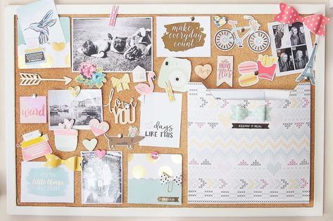 DIY Cork board / notice board decoration and organisation Cork Board Ideas For Bedroom, Notice Board Decoration, Bedroom Desk Organization, Pin Board Ideas, Cork Board Wall, Diy Bulletin Board, Diy Cork Board, Dorm Desk, Desk Organization Diy