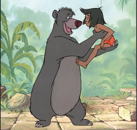 Mowgli and Baloo - The Jungle Book Mowgli The Jungle Book, A Million Dreams, Million Dreams, Jungle Book Disney, The Jungle Book, Film Disney, On Hiatus, Disney Favorites, Arte Disney