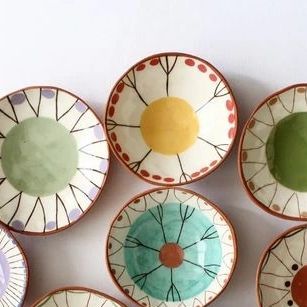 Ceramics Lovers on Instagram: "Colorful ceramic tableware by @nysaceramic" Slab Ceramics, Bowls And Plates, Bowl Plate, Clay Handmade, Colorful Ceramics, Ceramic Tableware, Handcrafted Ceramics, Ceramic Studio, Pottery Designs