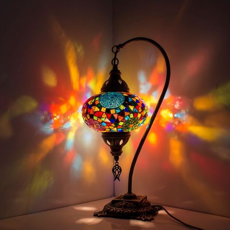 Add a touch of exotic allure to your space with our Turkish Mosaic Lamps. Handcrafted with intricate mosaic patterns, each lamp is a masterpiece of artistry and craftsmanship. Moroccan Table Lamp, Turkish Lamp, Handmade Desks, Turkish Mosaic Lamp, Moroccan Table, Style Marocain, Turkish Mosaic, Tiffany Lamp, Turkish Lamps