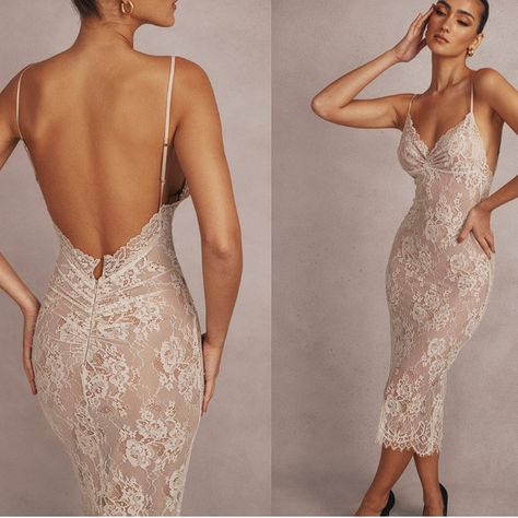 Rehearsal Dinner Dress Winter, Sheer Dress Outfit Classy, House Of Cb White Dress, A And Be Bridal Shop, 2nd Wedding Dress Over 40, Fitted Wedding Dress Lace, Romantic Dinner Outfit, Sheer Dresses Outfit, Wedding Dress Over 40