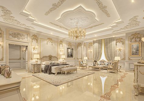 Bilik Tidur Mewah, بيوت ملكية, Mansion Bedroom, Pelan Rumah, Luxury Mansions Interior, Classic Villa, تصميم للمنزل العصري, التصميم الخارجي للمنزل, Bilik Tidur