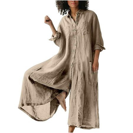 Linen trousers for women summer pants for women 2024 women's linen pants cotton linen pants women linen pants for women petite wide leg pants petite wide leg pants for women slacks women high waisted women's casual pants womens linen pants women slacks pants business casual women linen pants women's linen pants maternity linen pants casual work pants women pants work casual womens pants trendy loose pants high waist dress pants linen pants women summer wide legged pants business casual pants hig Women Long Sleeve Jumpsuit, Beach Playsuit, Loose Romper, Shirt Collar Styles, Loose Jumpsuit, Casual Wide Leg Pants, Linen Jumpsuit, Jumpsuit Summer, Long Romper