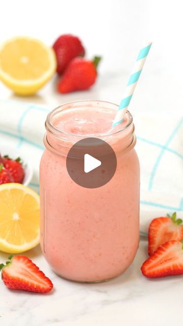 The Domestic Geek on Instagram: "The heat has arrived and this delicious Strawberry Lemonade Slushy is the perfect cool treat! It comes together using 4 simple ingredients and is guaranteed to be your new favorite treat for summer! 

You can click the link in my bio for the full recipe or head to healthymealplans.com! 

#smoothie #slushy #lemonade #strawberrylemonade #summer #summerrecipes #summertreat #recipes #foodie #thedomesticgeek #delicious" Summer Recipes, Summer Drinks, Domestic Geek, Strawberry Lemonade, Summer Treats, Slushies, Simple Ingredient, Click The Link, Lemonade