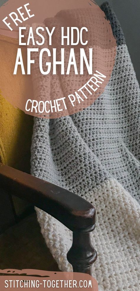 Basic Afghan Crochet Pattern, Single Stitch Crochet Blanket Pattern Free, Easy Large Crochet Blanket, Quick Easy Afghan Crochet, Beginner Crochet Lap Blanket, Easy Crochet Blanket Size 4 Yarn, Couch Afghan Crochet, Easy Modern Crochet Blanket, Large Stitch Crochet Blanket