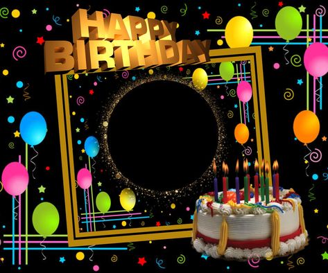 Happy Birthday Dp Frame, Happy Birthday Frame Happy Birthday Frames Backgrounds, Birthday Frames For Pictures, Birthday Frames Design, Happy Birthday Dp, Happy Birthday Background Design, Birthday Logo Design, Bday Background, Birthday Dp