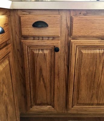 Updating Oak Cabinets, Stained Kitchen Cabinets, Honey Oak Cabinets, Update Kitchen Cabinets, Oak Cupboard, Update Cabinets, Staining Cabinets, Oak Kitchen Cabinets, Honey Oak