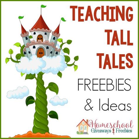 Teaching Tall Tales Freebies and Ideas Teaching Tall Tales, Tall Tales Activities, Creative Writing Worksheets, Traditional Literature, Fairy Tales Unit, Paul Bunyan, Traditional Tales, Johnny Appleseed, Elementary Library