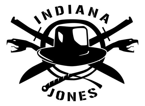 Indiana Jones Silhouette, Indiana Jones Svg, Indiana Jones Drawing, Indiana Jones Tattoo, Tadeo Jones, Indiana Jones Adventure, Tattoo Diy, Temp Tattoo, Logo Gallery
