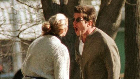 Cause of JFK Jr and Carolyn Bessette's New York park fight revealed Carolyn Bessette And Jfk Jr, Carolyn Bessette Engagement Ring, Carolyn Bessette Style, Jfk Jr And Carolyn Bessette, New York Park, Couples Moments, Carolyn Bessette, Jenna Bush Hager, National Enquirer