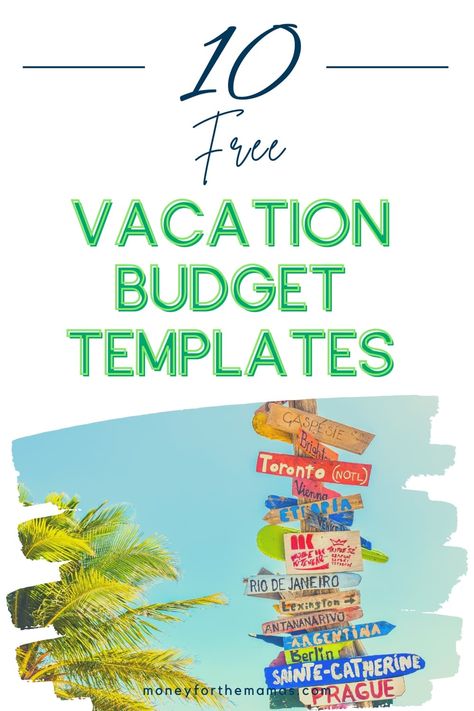 If you're looking to get awaya on vacation the first thing you need to do is figure out a budget for your trip. Here are 10 free vacation budget templates so you can plan out the perfect trip! Did I mention these travel budget worksheets are free? Download right now and get to planning! Rio De Janeiro, Berlin, How To Save For Vacation, How To Plan A Vacation, Vacation Budget Template, Budget Planner App, Vacation Budget Planner, Travel Budget Worksheet, Budgeting Worksheets Free