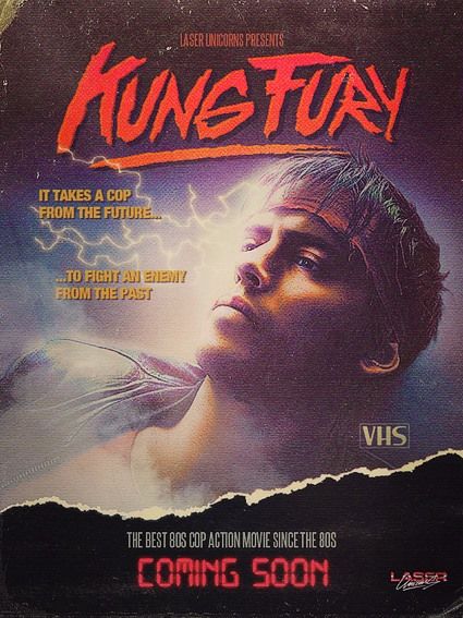 "Kung Fury" Kung Fu Master, Kung Fury, Old School Movies, Retro Scifi, Hong Kong Cinema, 80s Stuff, Weird Science, How To Make Comics, Moving Pictures