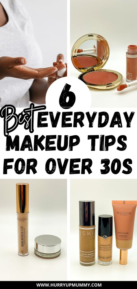 Everyday Makeup Tips for over 30s 30 Makeup Looks, Makeup Over 30, 30s Beauty, 30s Makeup, Quick Makeup Routine, My Makeup Routine, Simple Everyday Makeup, Natural Makeup Tips, Old Makeup