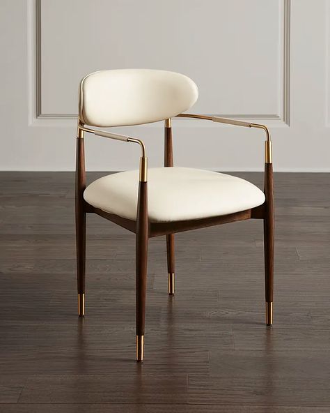 Dining Room Home Decor, Brass Dining Chair, Reception Area Chairs, Modern Classic Chair, Neo Classical Furniture, Luxury Dining Chairs, Art Deco Dining Chair, Chair Classic, Brass Chair