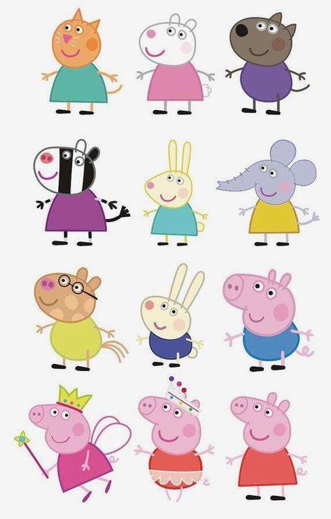 Pig Birthday Party Decorations, Fête Spider Man, Heo Peppa, George Pig Party, Peppa Big, Greta Gris, Peppa Pig Birthday Party Decorations, Pepper Pig, Peppa Pig Birthday Cake