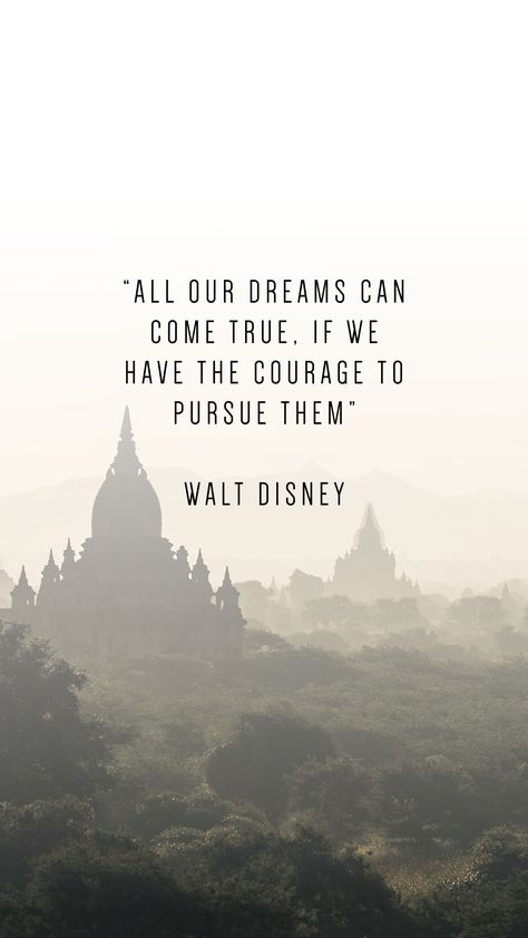 Be inspired to pursue dream life with these phone wallpaper quotes to inspire. Walt Disney quote #quotes #wanderlust #inspiration #phonewallpaper Missing Family Quotes, Frases Disney, Inspirational Quotes Disney, Walt Disney Quotes, Inspirerende Ord, Leader In Me, Motivation Positive, Best Travel Quotes, Phone Wallpaper Quotes