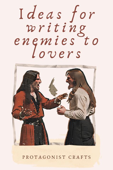 Enemies to lovers is my favourite fiction trope and in this post I give you writing tips for how to write enemies to lovers the right way! You get mistakes to avoid, romance writing tips, from enemies to lovers writing prompts and more. You can also get the enemies to lovers Google Docs outline template. Follow Protagonist Crafts for more beginner writing tips and novel writing inspiration. Enemies To Lovers Meeting Prompts, Write Enemies To Lovers, Writing Prompts Enemies To Lovers, How To Write Enemies To Lovers, Romance Tropes List, Enemies To Lovers Writing Prompts, Enemies To Lovers Fanart, Enemies To Lovers Ideas, Romance Writing Tips